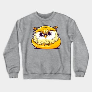 Owl on the couch Crewneck Sweatshirt